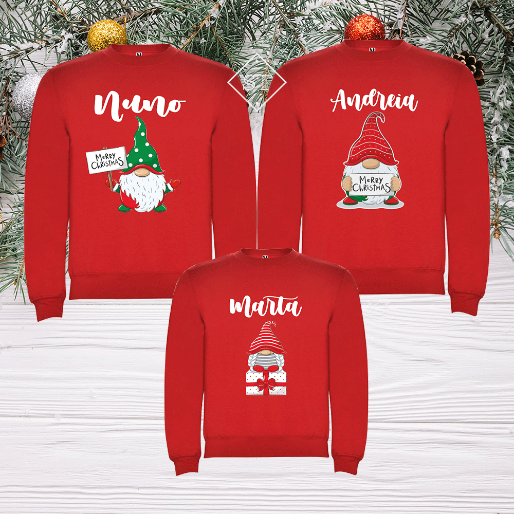 Sudadera de gnomos navideños - Mamá